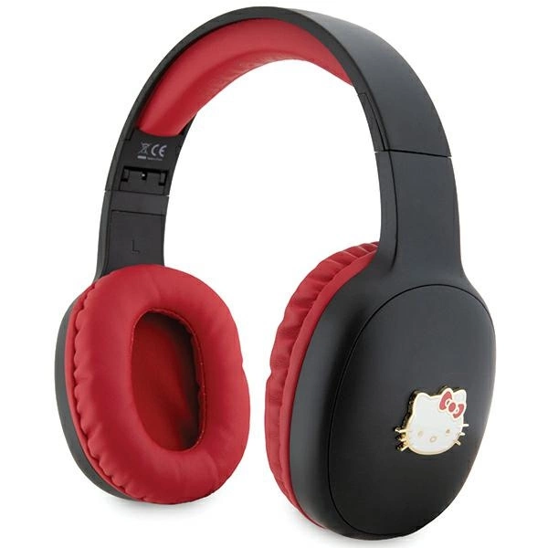 Hello Kitty Metal Logo Bluetooth on-ear headphones - black