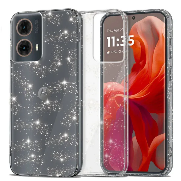 Techsuit - SparkleSkin Series - Motorola Moto G85 - Clear