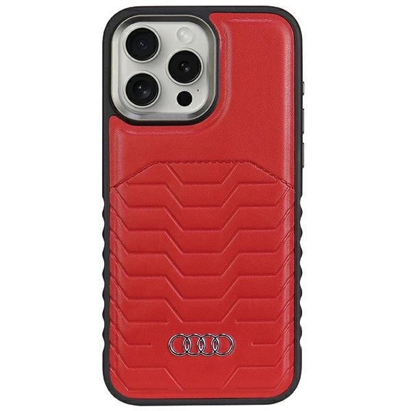 Audi Synthetic Leather case with MagSafe for iPhone 14 Pro - red