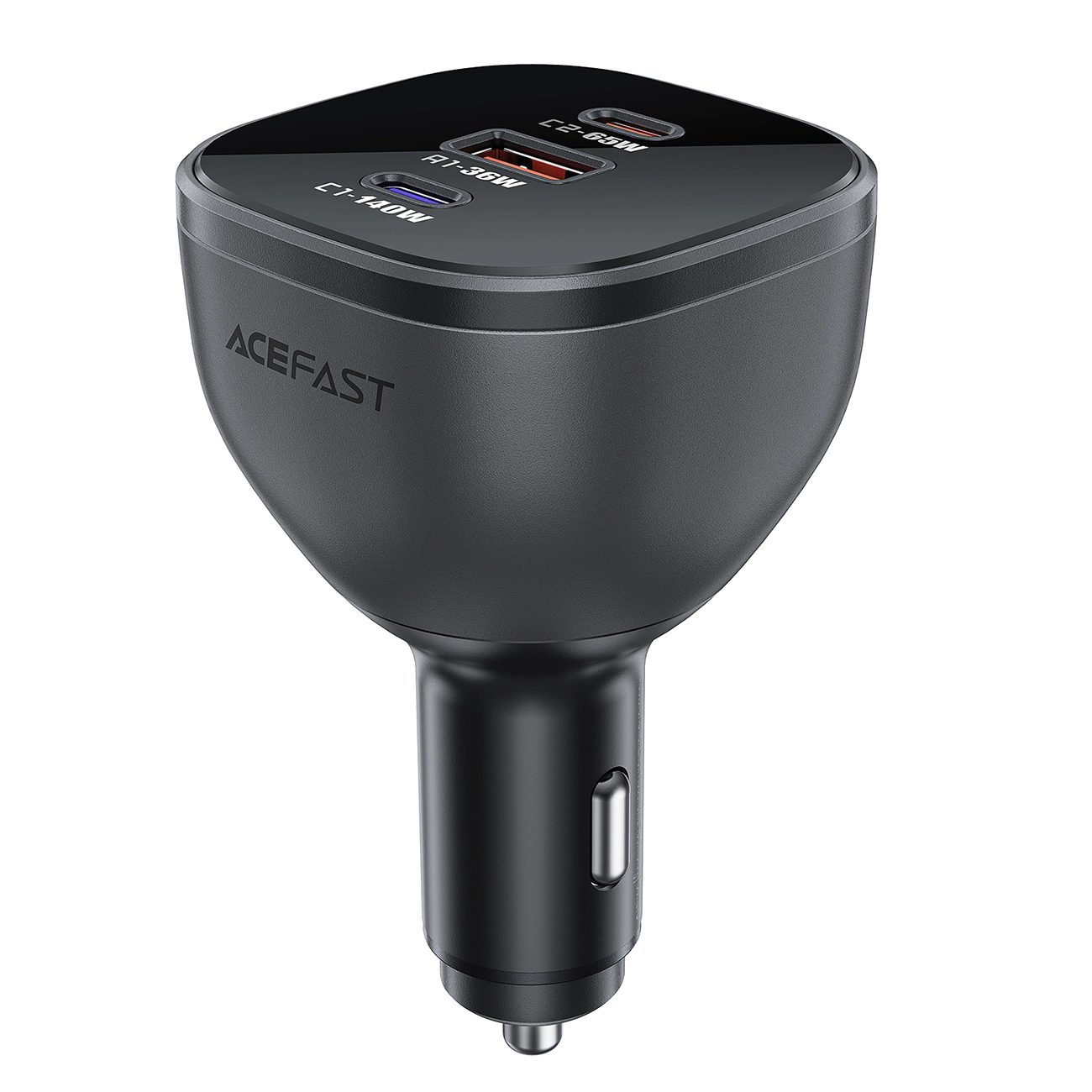 Acefast B14 car charger 165W 2x USB-C 1x USB-A - black