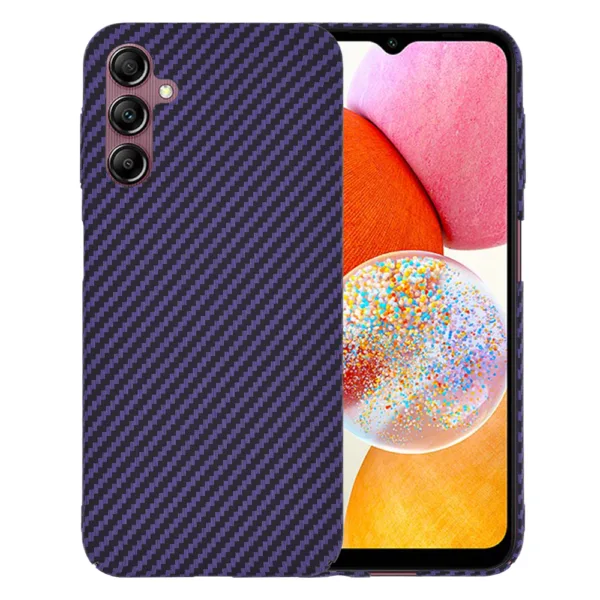 Techsuit - Carbonite FiberShell - Samsung Galaxy A14 4G / A14 5G - Purple