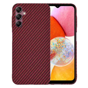 Techsuit - Carbonite FiberShell - Samsung Galaxy A14 4G / A14 5G - Red