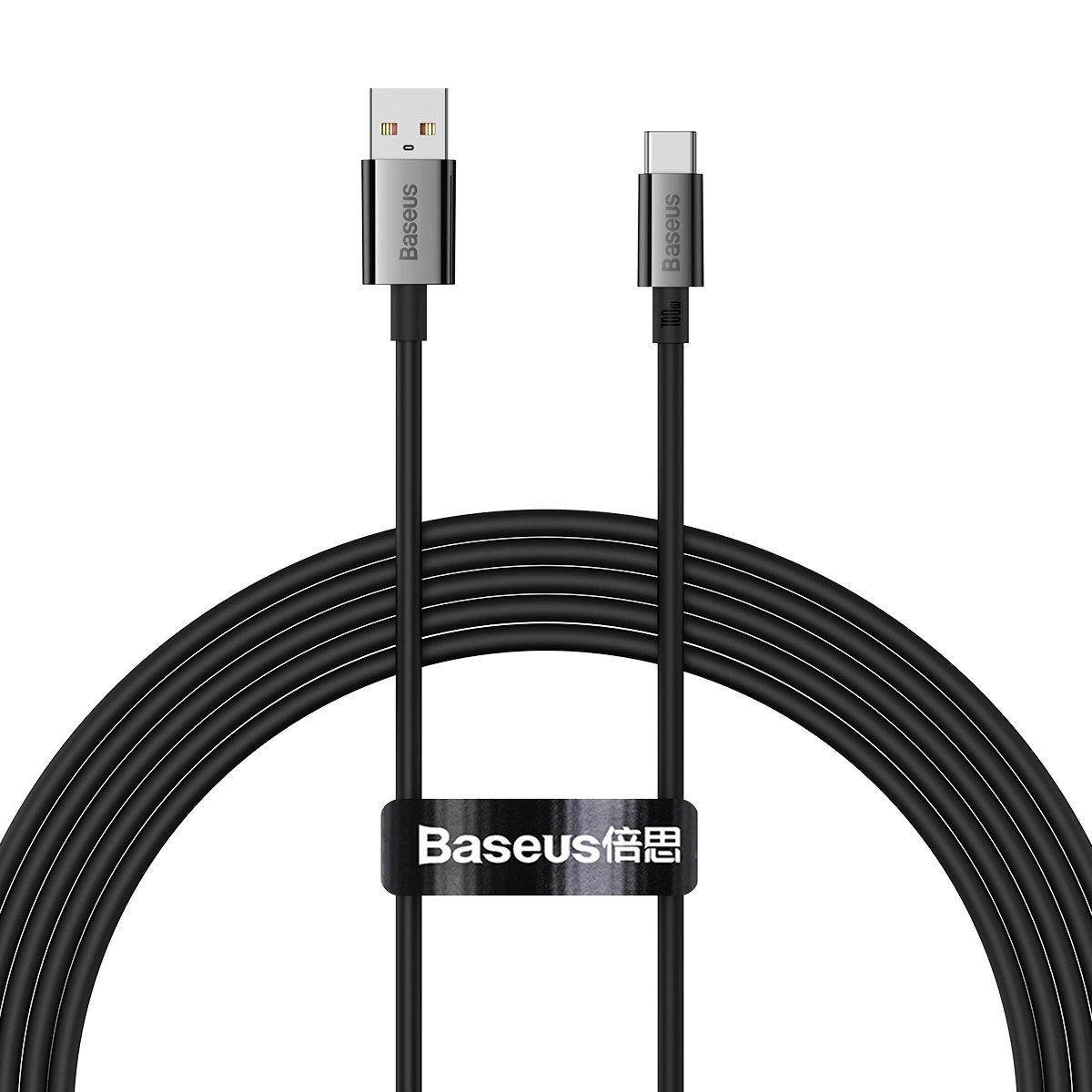 Baseus Superior Series USB-A / USB-C 100W Cable for Huawei / Honor 1.5m - Black