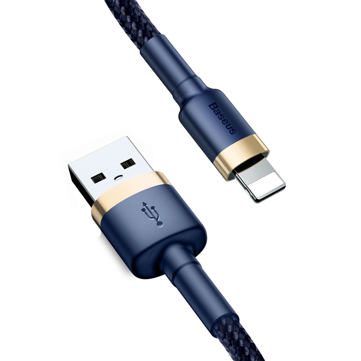 Baseus Cafule USB-A / Lightning 2.4A QC 3.0 cable 1 m - blue-gold