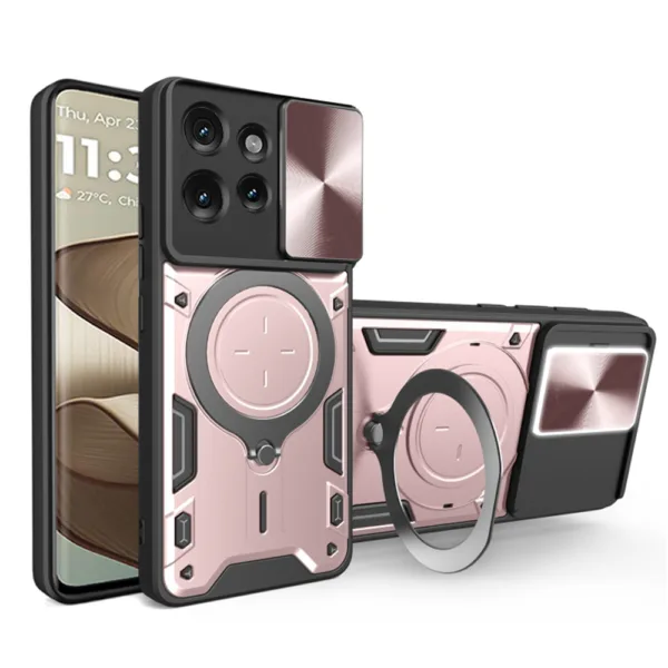 Techsuit - CamGuard Pro - Motorola Edge 50 - Rose Gold