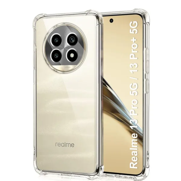 Techsuit - Shockproof Clear Silicone - Realme 13 Pro / 13 Pro+ - Clear