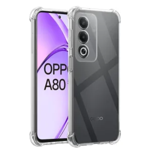 Techsuit - Shockproof Clear Silicone - Oppo A80 5G - Clear