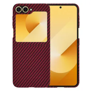 Techsuit - Carbonite FiberShell - Samsung Galaxy Z Flip6 - Red