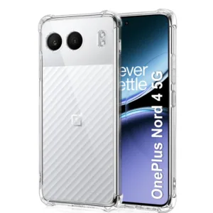 Techsuit - Shockproof Clear Silicone - OnePlus Nord 4 - Clear