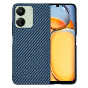 Techsuit - Carbonite FiberShell - Xiaomi Redmi 13C 4G / 13C 5G / Poco M6 / C65 - Cyan