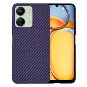 Techsuit - Carbonite FiberShell - Xiaomi Redmi 13C 4G / 13C 5G / Poco M6 / C65 - Purple