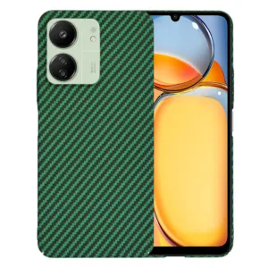 Techsuit - Carbonite FiberShell - Xiaomi Redmi 13C 4G / 13C 5G / Poco M6 / C65 - Green