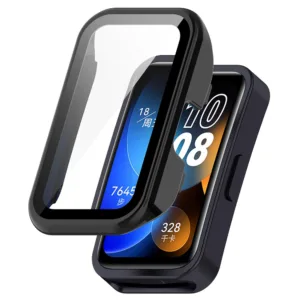 Techsuit - Defense360 Pro + Screen Protector - Huawei Band 8 / 9  - Black