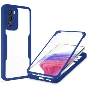 Techsuit - ColorVerse 360 Series + Screen Protector - Oppo Reno12 Pro - Blue