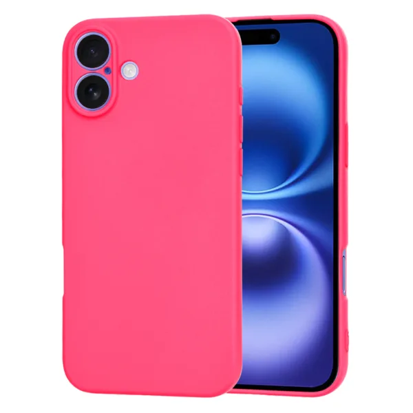 Techsuit - SoftFlex - iPhone 16 - Hot Pink