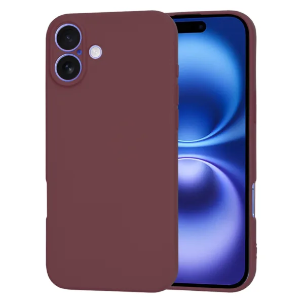 Techsuit - SoftFlex - iPhone 16 - Plum Red