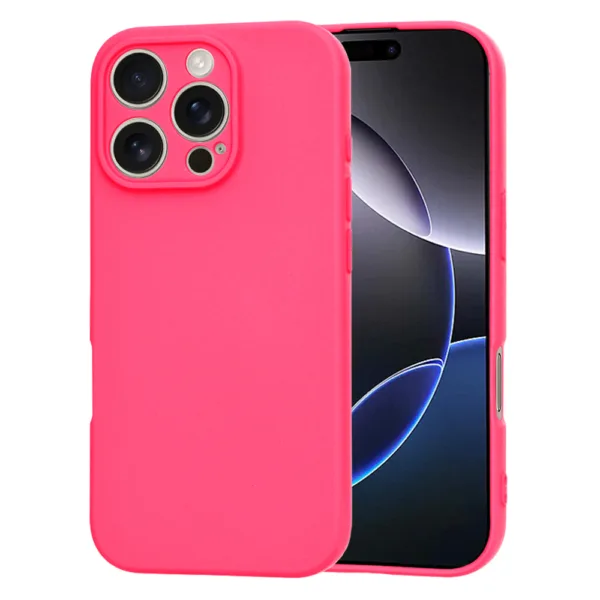 Techsuit - SoftFlex - iPhone 16 Pro Max - Hot Pink