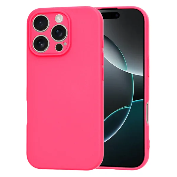 Techsuit - SoftFlex - iPhone 16 Pro - Hot Pink