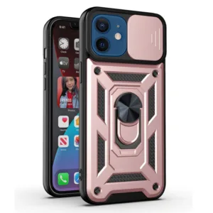 Techsuit - CamShield Series - iPhone 12 / iPhone 12 Pro - Rose Gold