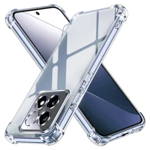 Techsuit - Shockproof Clear Silicone - Xiaomi 14T - Clear