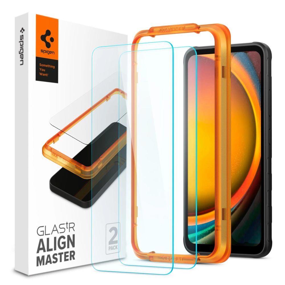 Spigen ALM Glas.tR tempered glass for Samsung Galaxy XCover 7 - 2 pcs.