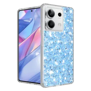 Techsuit - Sparkly Glitter - Xiaomi Redmi Note 13 5G - Blue