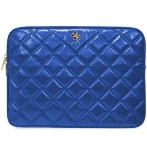 Guess 4G Quilted case for a 14" laptop - blue