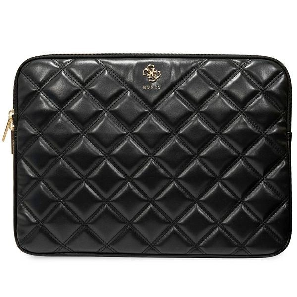 Guess Quilted 4G cover for a 16" laptop - black