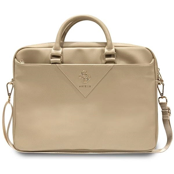 Guess Triangle 4G bag for a 16" laptop - gold