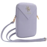 Guess Zip Triangle 4G bag - purple