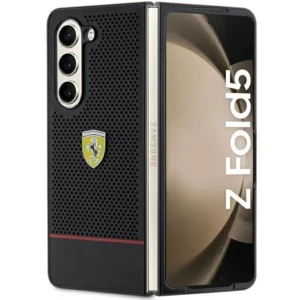 Ferrari Perforated Line case for Samsung Galaxy Z Fold 5 - black