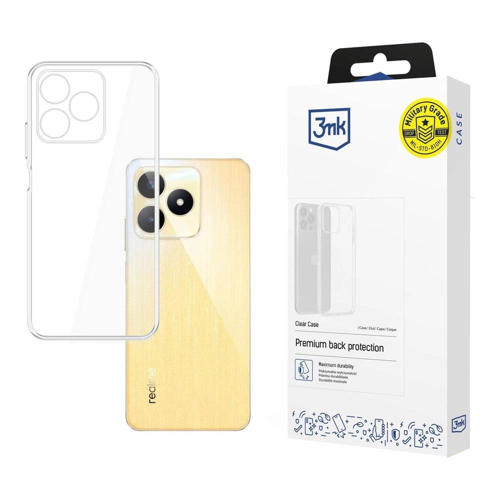 3mk Clear Case for Realme C53 - transparent