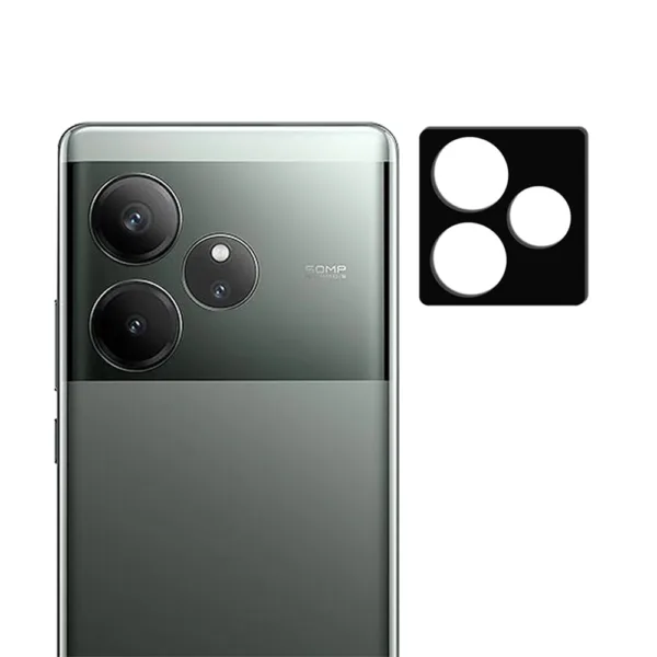 Techsuit - Full Camera Glass - Realme GT 6 / GT 6T - Black