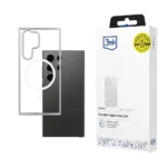 3mk MagCase case with magnetic module for Samsung Galaxy S24 Ultra - transparent