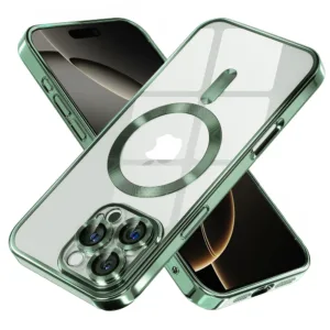 Techsuit - Luxury Crystal MagSafe - iPhone 16 Pro Max - Deep Green