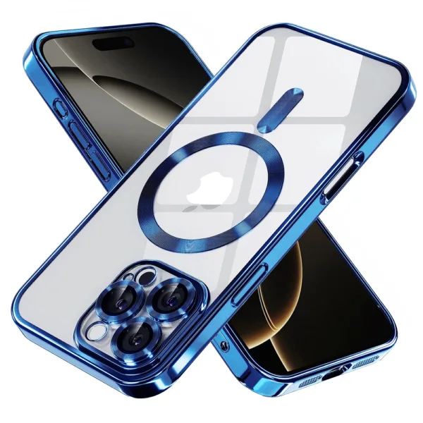 Techsuit - Luxury Crystal MagSafe - iPhone 16 Pro Max - Deep Blue