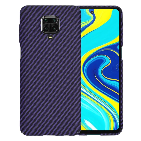 Techsuit - Carbonite FiberShell - Xiaomi Redmi Note 9S / Note 9 Pro / Note 9 Pro Max - Purple