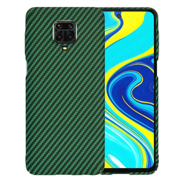 Techsuit - Carbonite FiberShell - Xiaomi Redmi Note 9S / Note 9 Pro / Note 9 Pro Max - Green