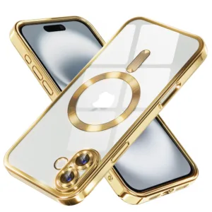 Techsuit - Luxury Crystal MagSafe - iPhone 16 - Gold