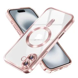 Techsuit - Luxury Crystal MagSafe - iPhone 16 Plus - Pink