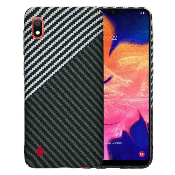 Techsuit - Carbonite FiberShell - Samsung Galaxy A10 - Stealth Gray