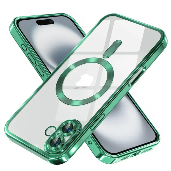 Techsuit - Luxury Crystal MagSafe - iPhone 16 Plus - Light Green