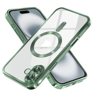 Techsuit - Luxury Crystal MagSafe - iPhone 16 Plus - Deep Green