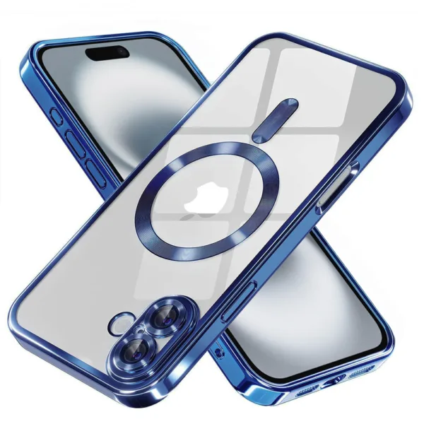 Techsuit - Luxury Crystal MagSafe - iPhone 16 Plus - Deep Blue