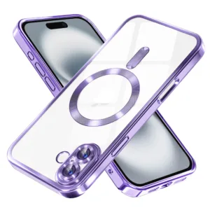 Techsuit - Luxury Crystal MagSafe - iPhone 16 - Light Purple