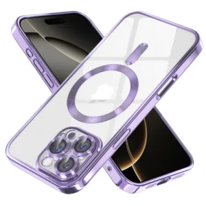 Techsuit - Luxury Crystal MagSafe - iPhone 16 Pro - Light Purple