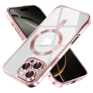 Techsuit - Luxury Crystal MagSafe - iPhone 16 Pro Max - Pink