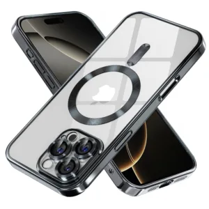 Techsuit - Luxury Crystal MagSafe - iPhone 16 Pro Max - Black