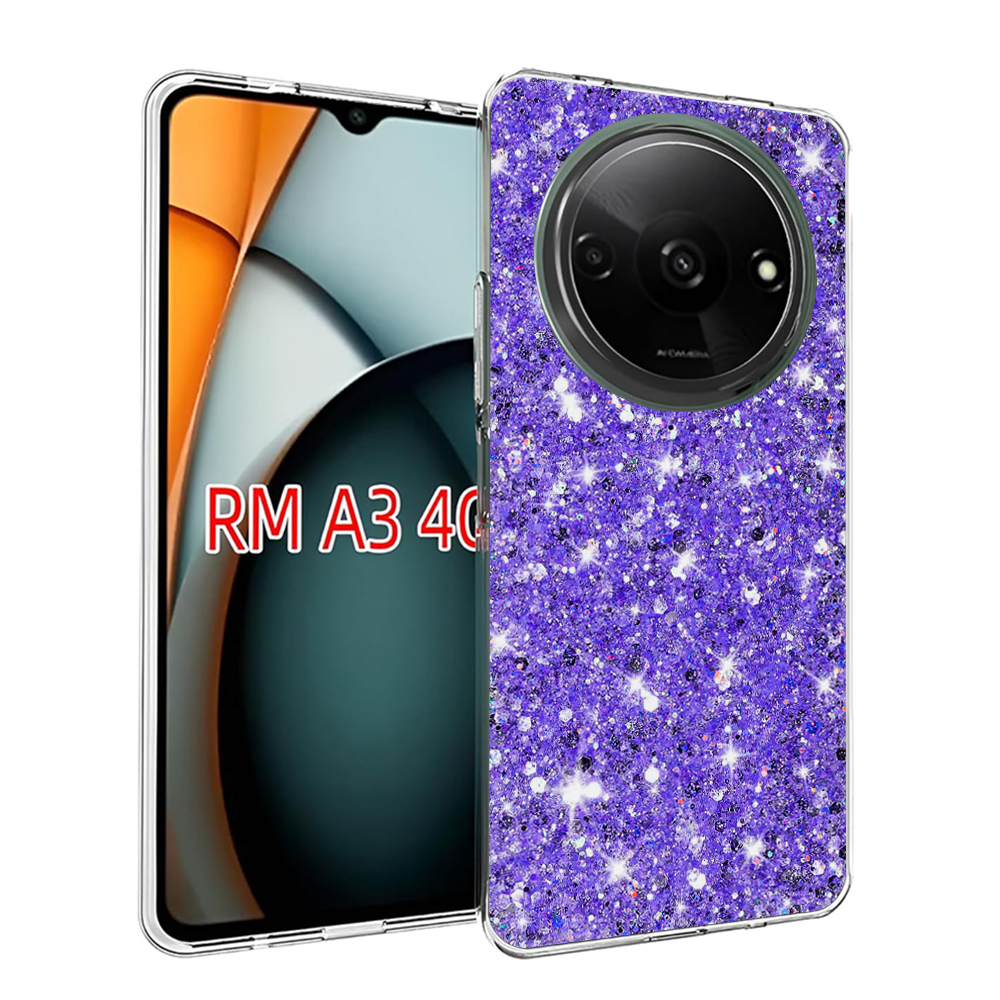 Techsuit - Sparkly Glitter - Xiaomi Redmi A3 - Purple