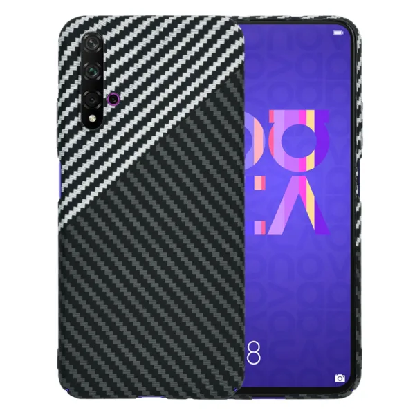 Techsuit - Carbonite FiberShell - Huawei Nova 5T / Honor 20 - Stealth Gray